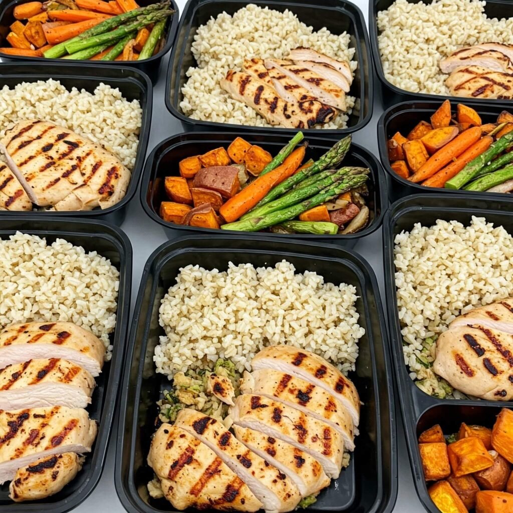 Colorful healthy foods flat lay