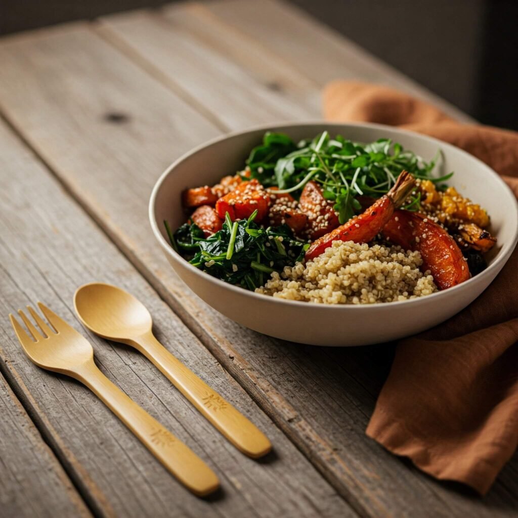 Colorful Plant-Based Meal