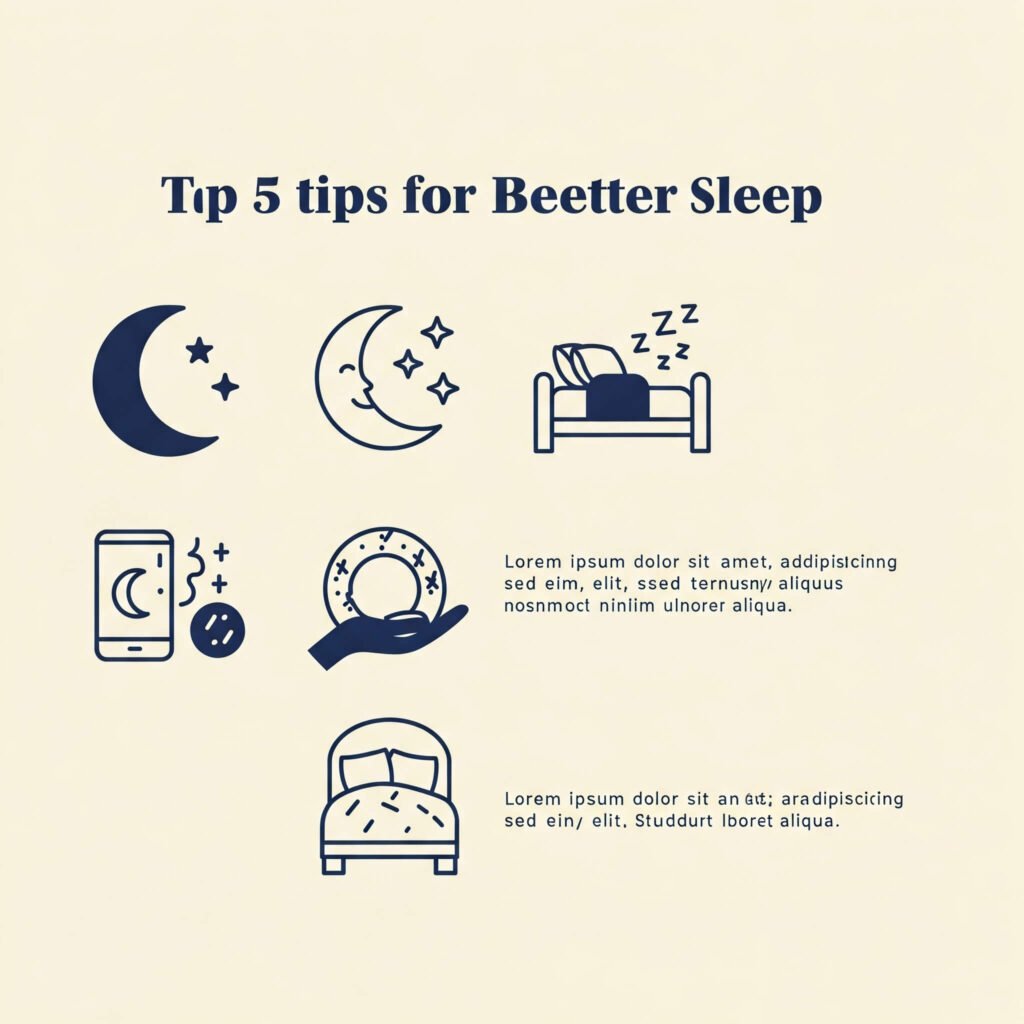 Top 5 Sleep Tips: Bed & Moon