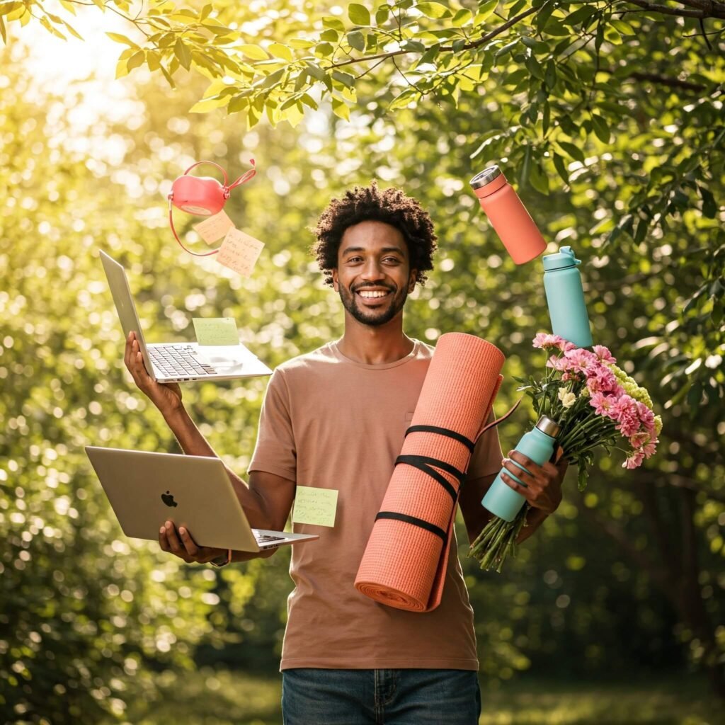 Option 1: Juggling work and wellness with ease