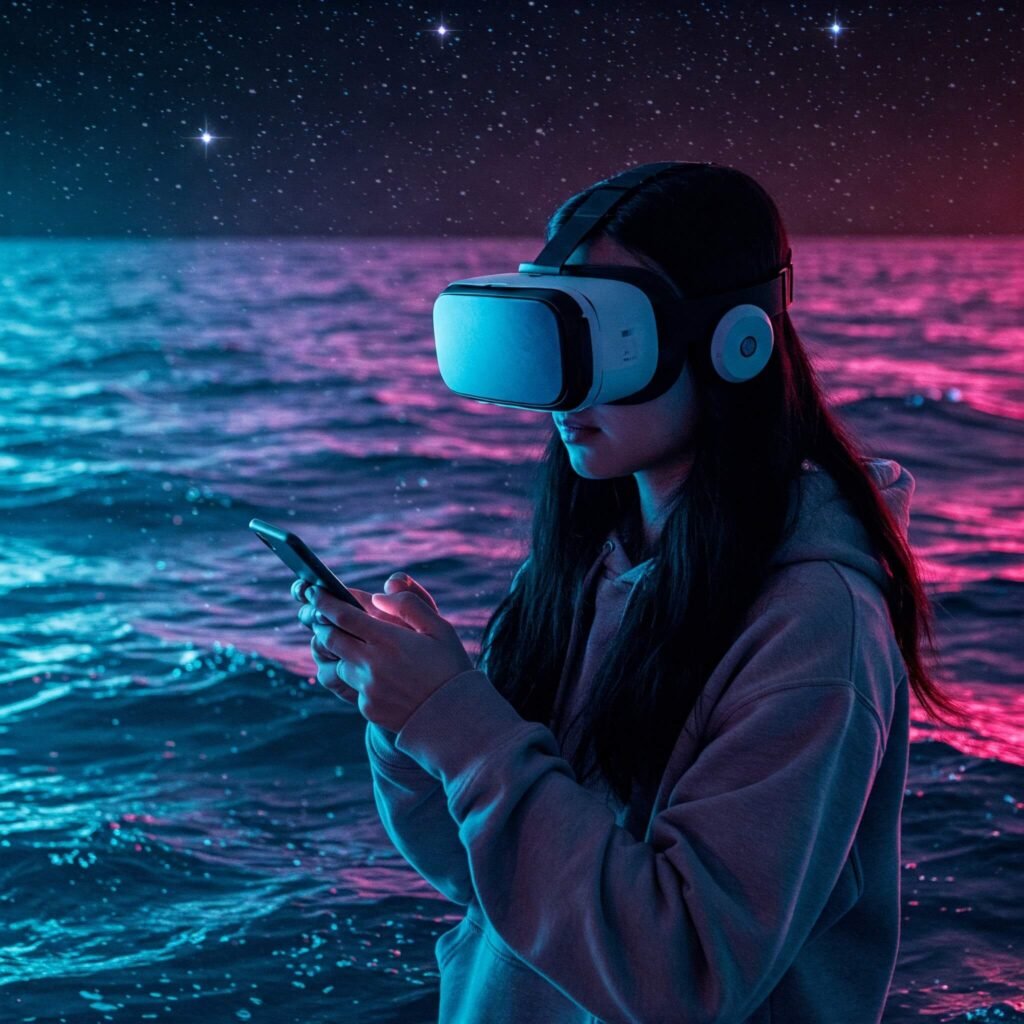 VR App in Starry Waves