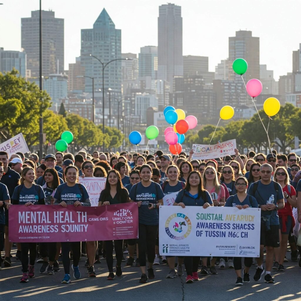Mental Health Walk: Unity and Support