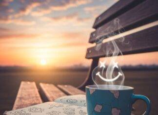 Top Mental Health Programs: Transform Your Mindset in 2025 A beat-up notebook with doodles, a chipped mug with smiley steam, and a sunrise over a park bench.