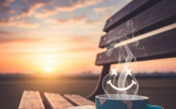 Top Mental Health Programs: Transform Your Mindset in 2025 A beat-up notebook with doodles, a chipped mug with smiley steam, and a sunrise over a park bench.